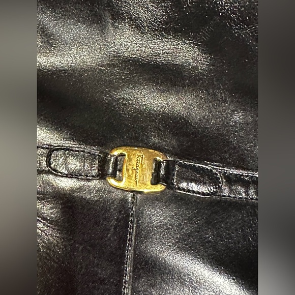 Salvatore Ferragamo Black Leather Boots - Picture 10 of 10